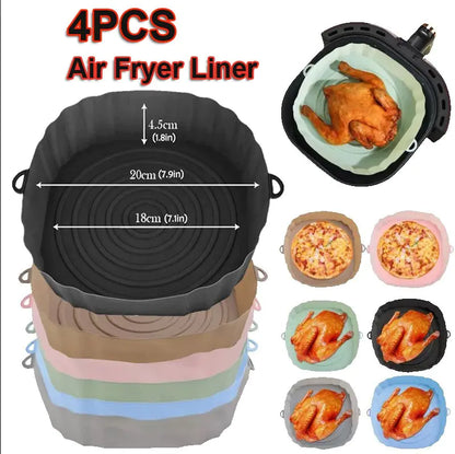 EasyClean Silicone Air Fryer Mats