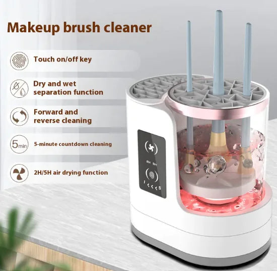 Electric Makeup Brush Cleaner & Stand