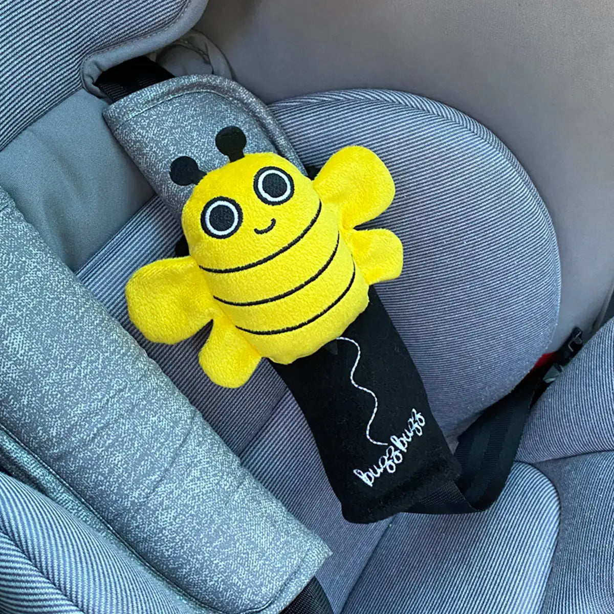 Milk&Moo Chancin and Buzzy Bee Seat Belt Cover Set for Kids