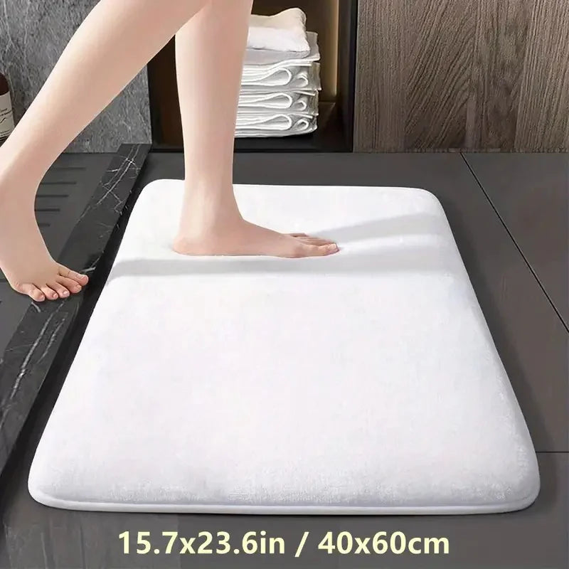 Super absorbent bath mat