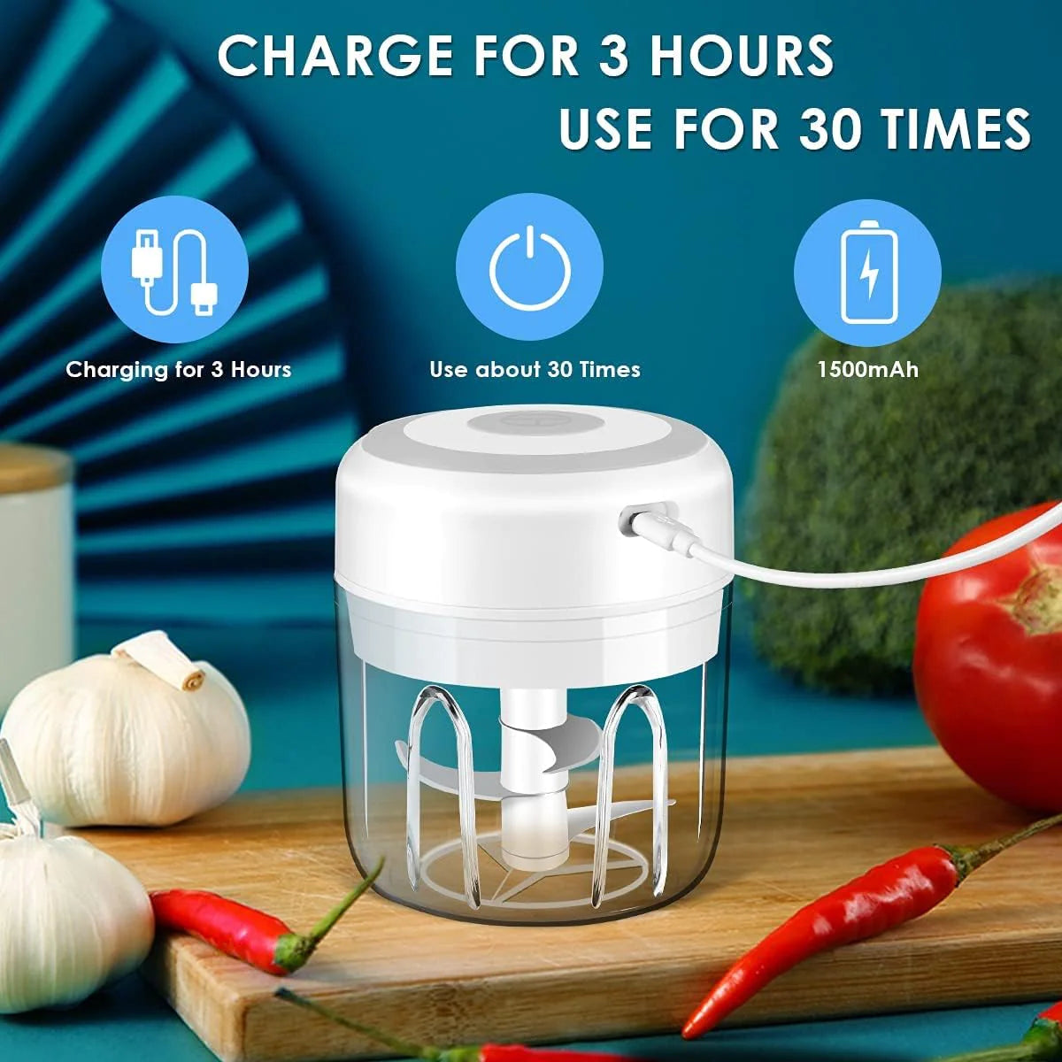 SmartChop 300ML Compact Electric Chopper