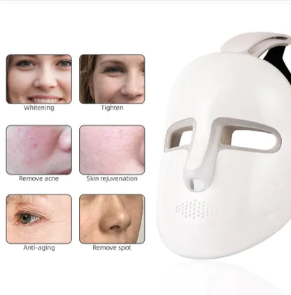 LED Color Light Charging Visual Facial Mask