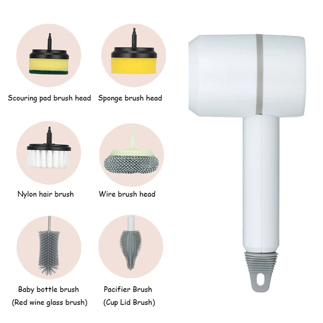 Cordless Electric Spin Scrubber Brush