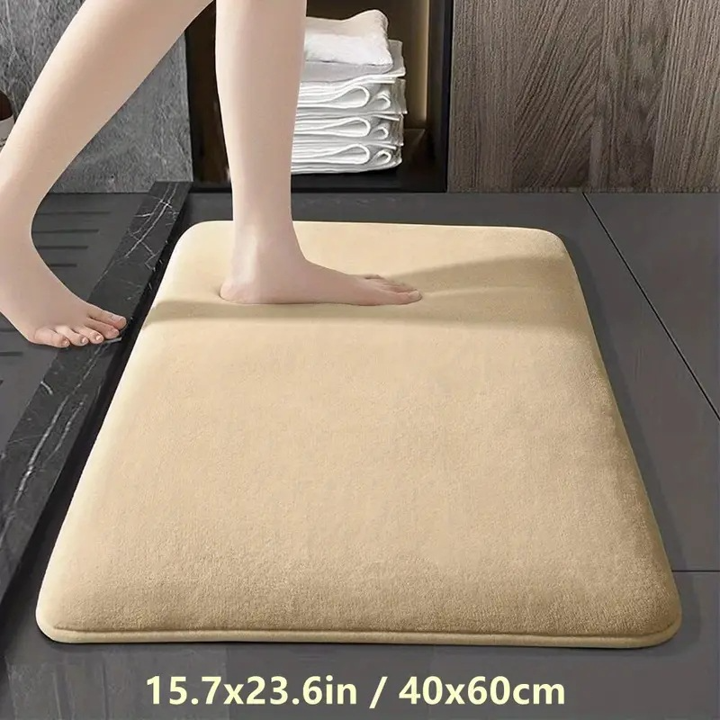 Super absorbent bath mat