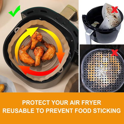 EasyClean Silicone Air Fryer Mats