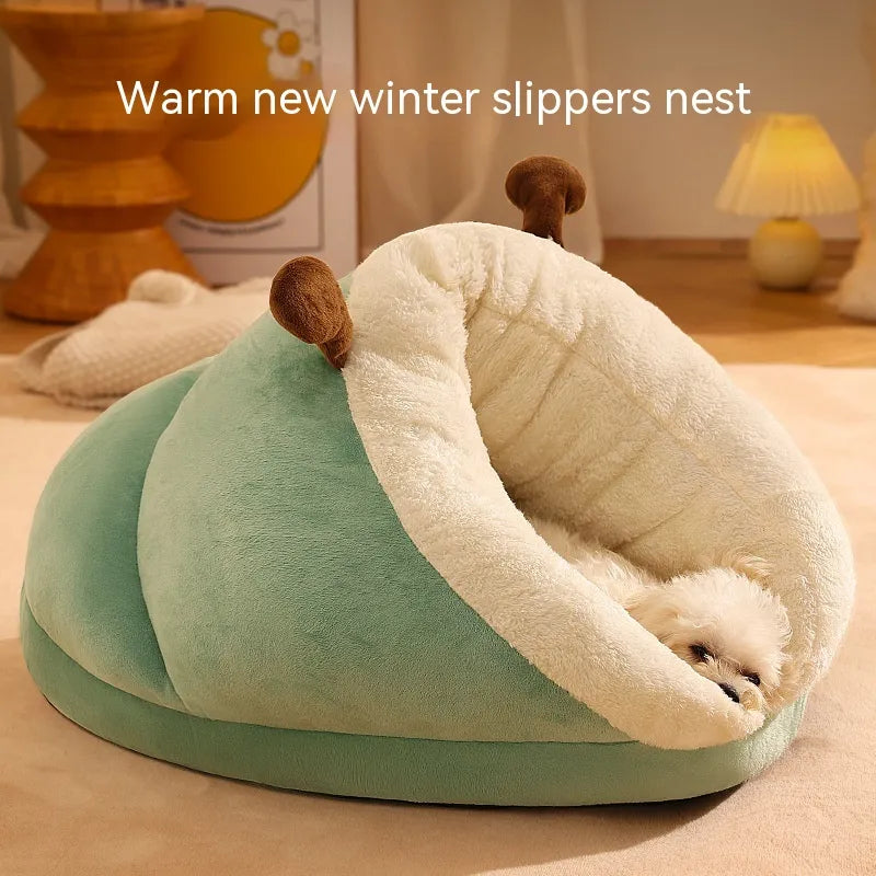 CozyPaws Winter Pet Slippers