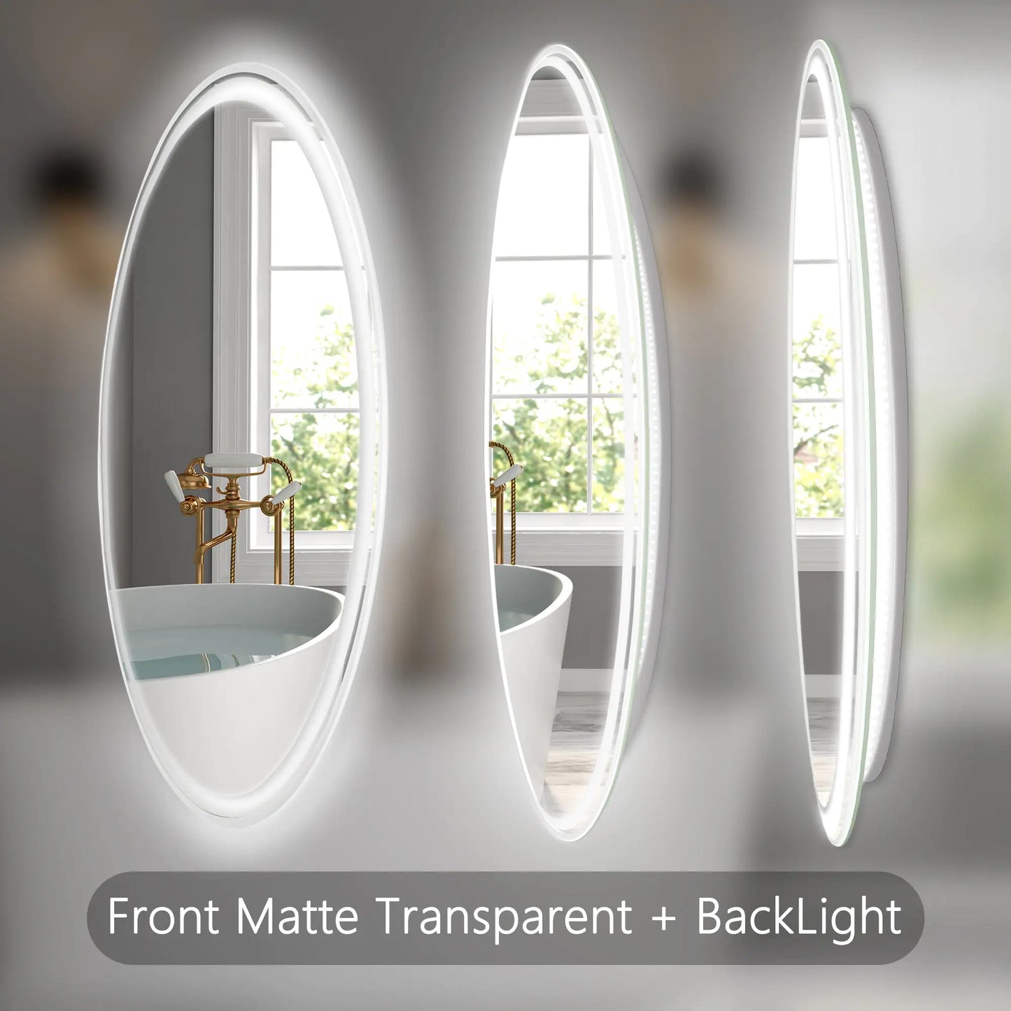 Round LED Bathroom Mirror