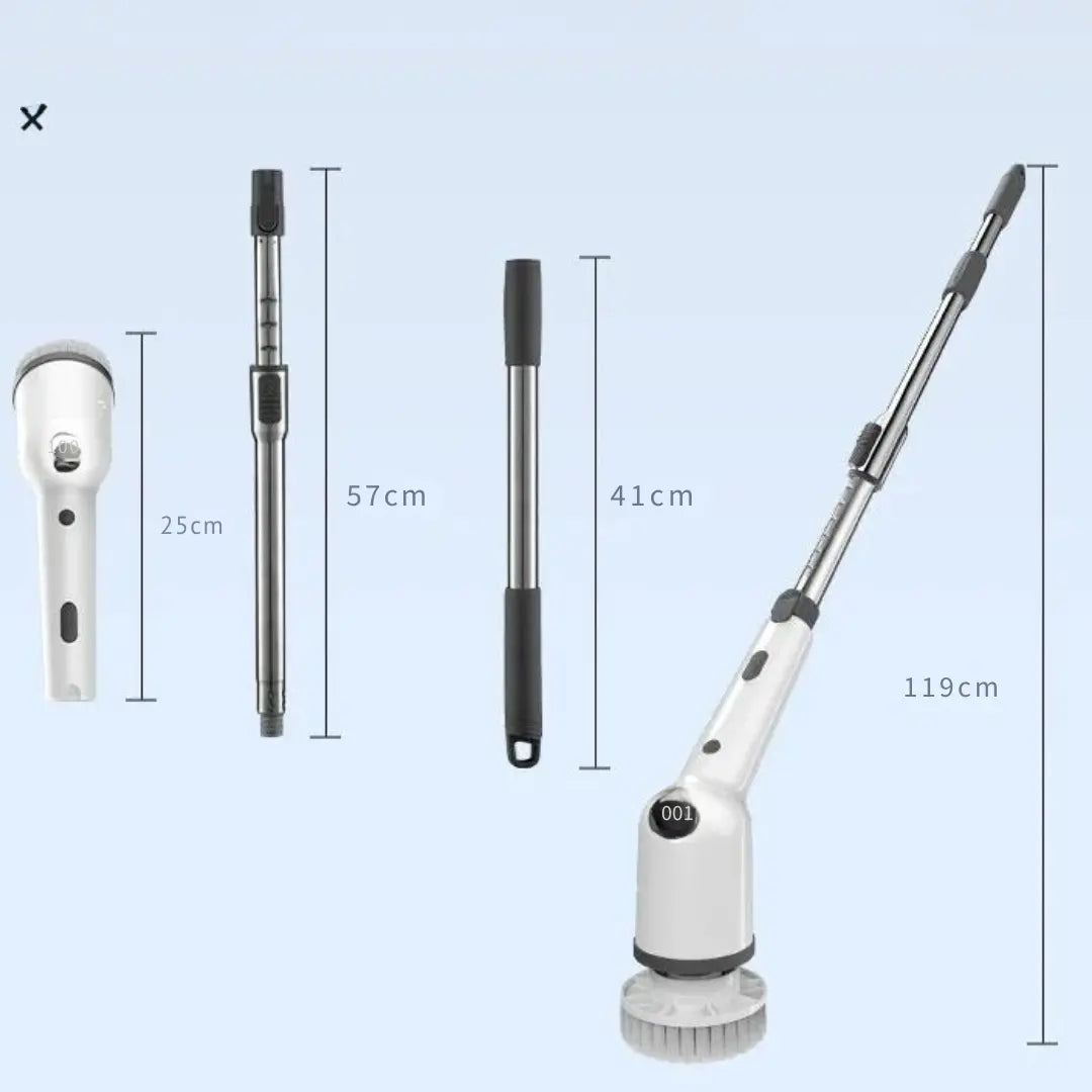 Battery-Powered Spin Scrubber