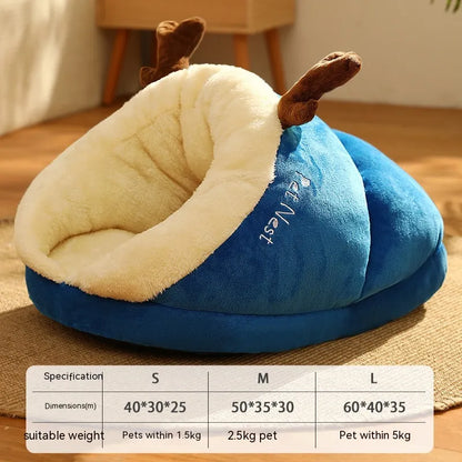 CozyPaws Winter Pet Slippers