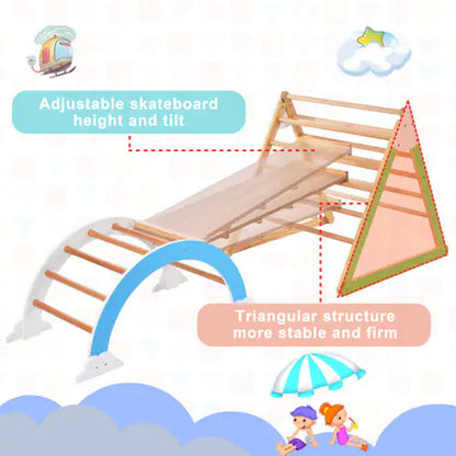 Wooden Climbing Triangle Toy